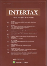 Intertax: Volume 51, Issue 6-7, June-July, 2023