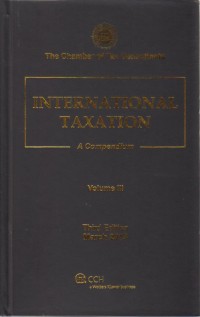 Image of International Taxation A Compendium Volume III