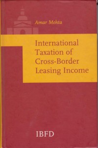 International Taxation of Cross-Border Leasing Income