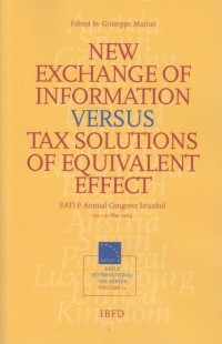 New Exchange of Information versus Tax Solutions of Equivalent Effect