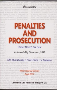 Image of Penalties and Prosecution under Direct Tax Law as Amended by Financial Act, 2017