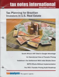 Tax Notes International: Volume 73, Number 8, February 24, 2014