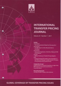 International Transfer Pricing Journal Vol. 24 No. 1 - 2017