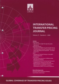 International Transfer Pricing Journal Vol. 27 No. 6 - 2020
