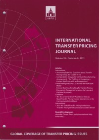 International Transfer Pricing Journal Vol. 28 No. 4 - 2021