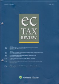 Image of EC Tax Review: Volume 30, Issue 3, June, 2021
