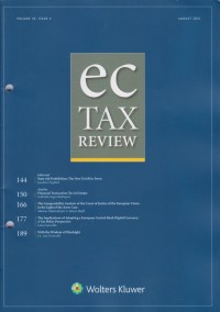 Image of EC Tax Review: Volume 30, Issue 4, August, 2021