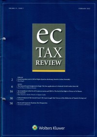 Image of EC Tax Review: Volume 31, Issue 1, February, 2022