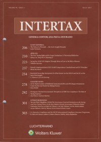 Image of Intertax: Volume 49, Issue 3, March, 2021