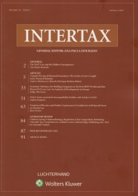 Image of Intertax: Volume 51, Issue 1, January 2023