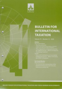 Bulletin for International Taxation Vol. 74 No. 11 - 2020