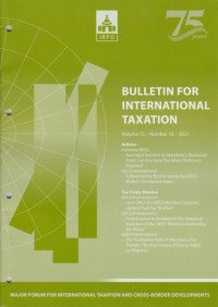 Image of Bulletin for International Taxation Vol. 75 No. 10 - 2021