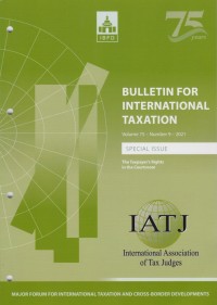 Image of Bulletin for International Taxation Vol. 75 No. 9 - 2021