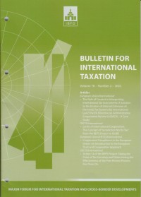 Image of Bulletin for International Taxation Vol. 76 No. 2 - 2022