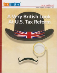 Tax Notes International: Volume 88, Number 3, 16 Oct, 2017
