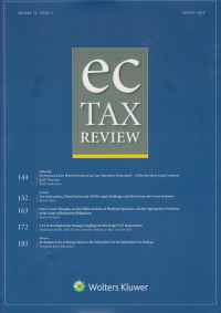EC Tax Review: Volume 32, Issue 4, August, 2023