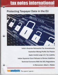 Tax Notes International: Volume 65, Number 13, March 26, 2012