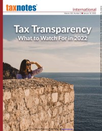 Image of Tax Notes International: Volume 105, Number 02, January 10, 2022