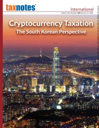 Image of Tax Notes International: Volume 105, Number 08, February 21, 2022