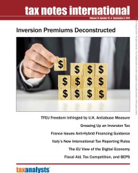 Tax Notes International: Volume 75, Number 10, September 8, 2014