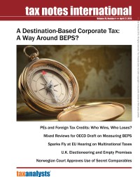 Tax Notes International: Volume 78, Number 4, April 27, 2015