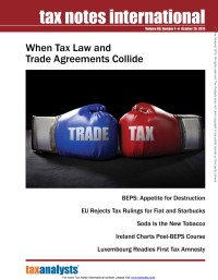 Tax Notes International: Volume 80, Number 4, October 26, 2015