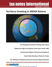 Tax Notes International: Volume 81, Number 1, January 4, 2016