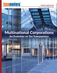 Tax Notes International: Volume 91, Number 1, July 2, 2018